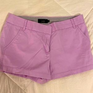 JCREW CHINO Shorts Size 12 5” lilac